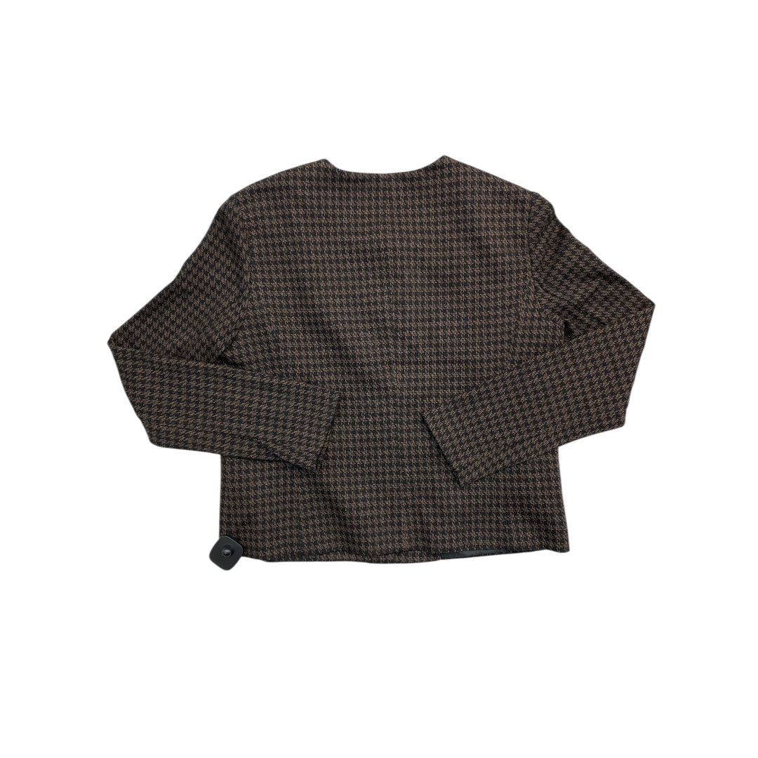 Blazer By Anne Klein In Black & Brown, Size:S