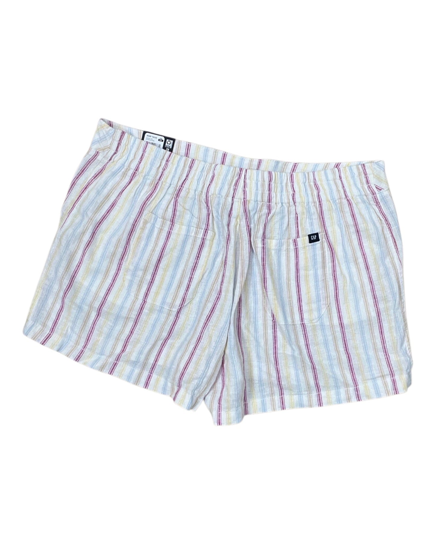 Shorts By Gap In Cream & Purple, Size:Xxl