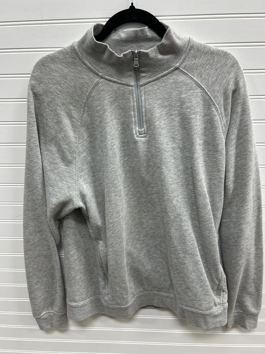 Athletic Top Ls Hoodie By Cmc In Grey, Size:L