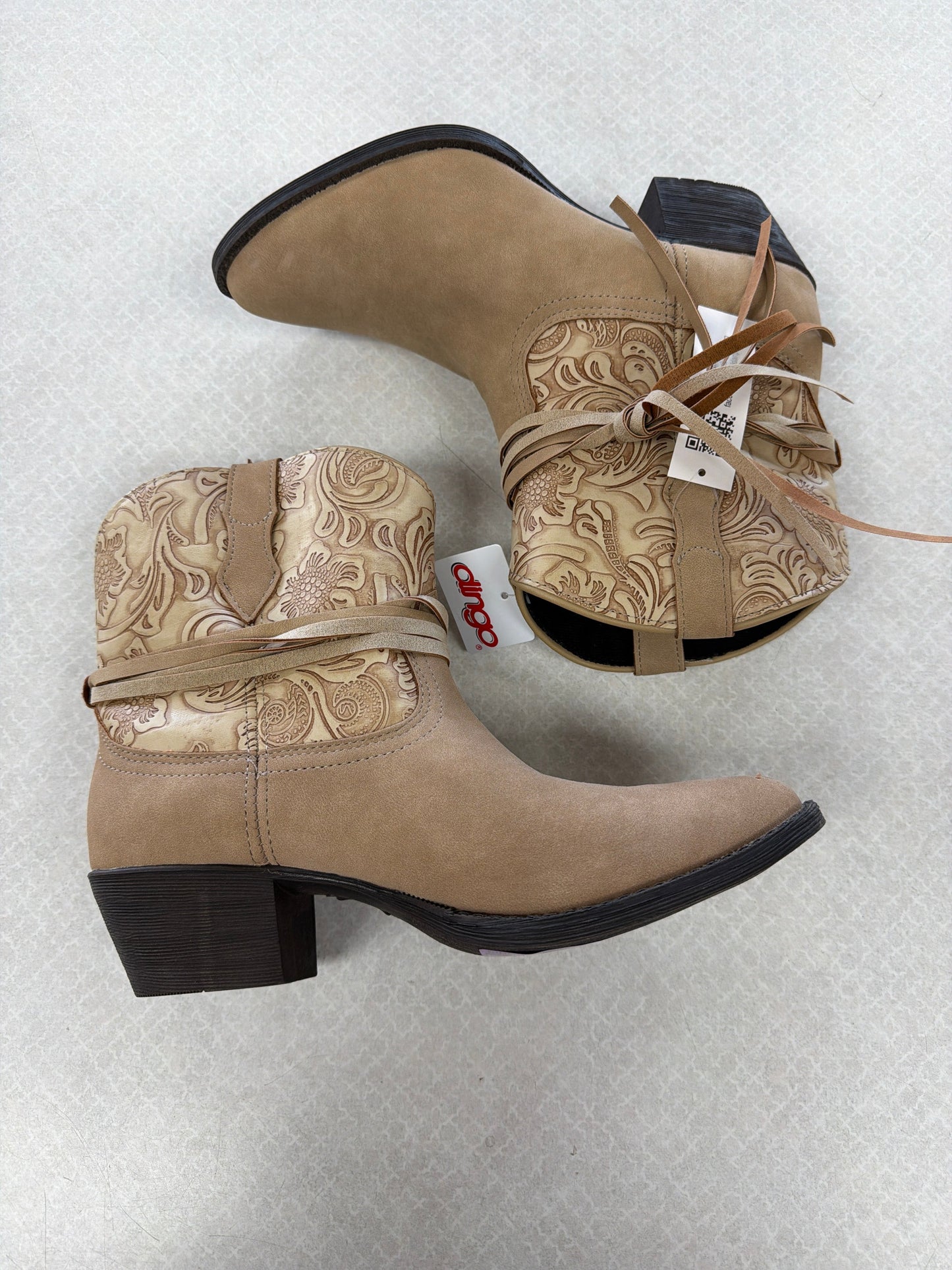 Boots Western By Dingo In Tan, Size:8