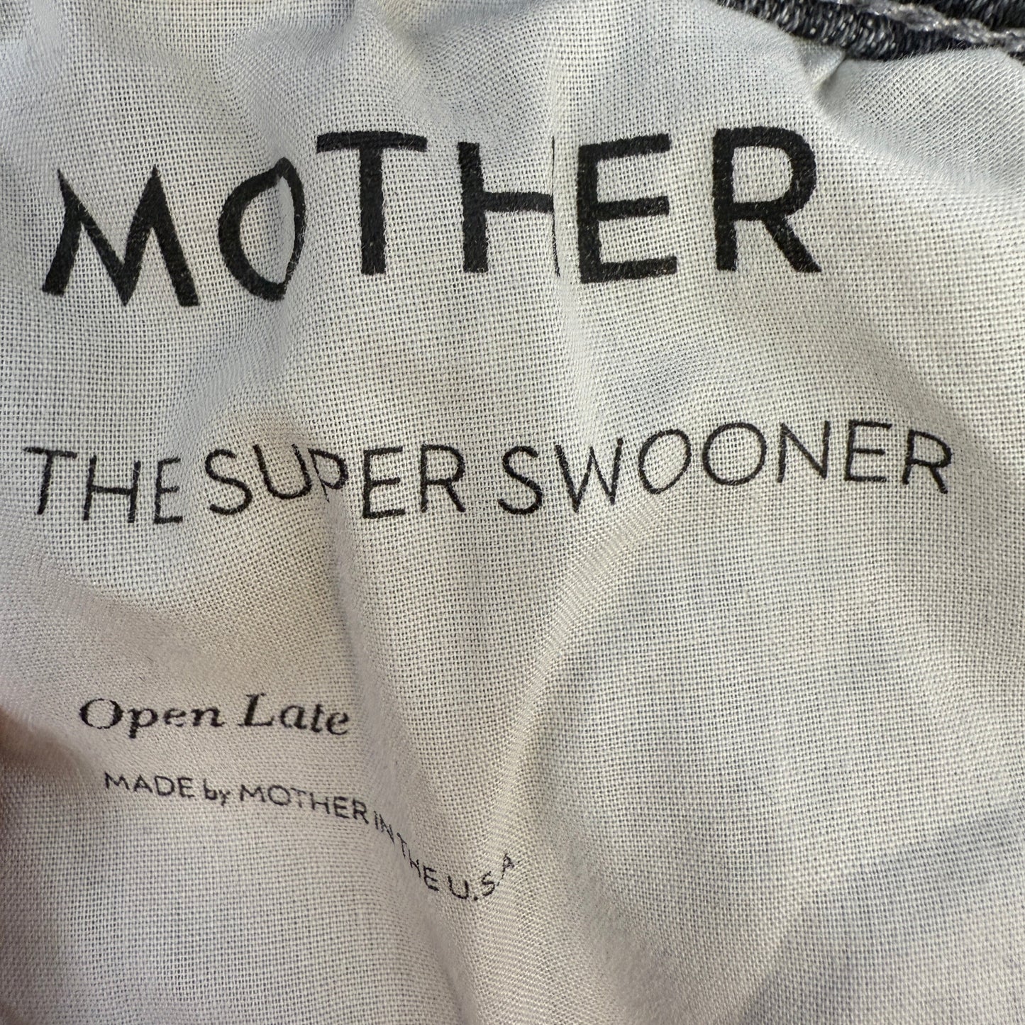 The Super Swooner Jeans Designer By Mother In Open Late Wash, Size: 2/26