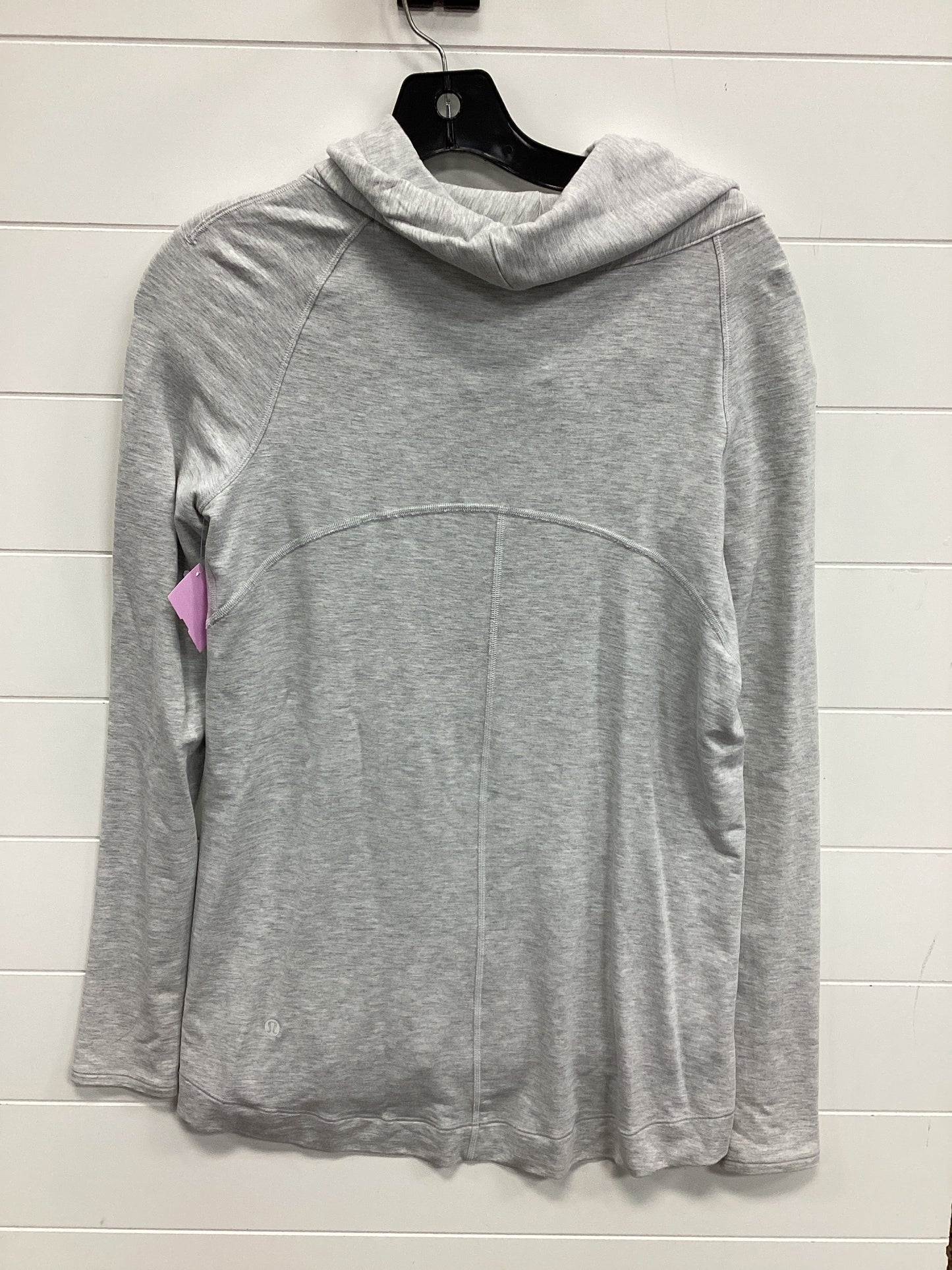 Athletic Sweatshirt Collar By Lululemon In Grey, Size:4