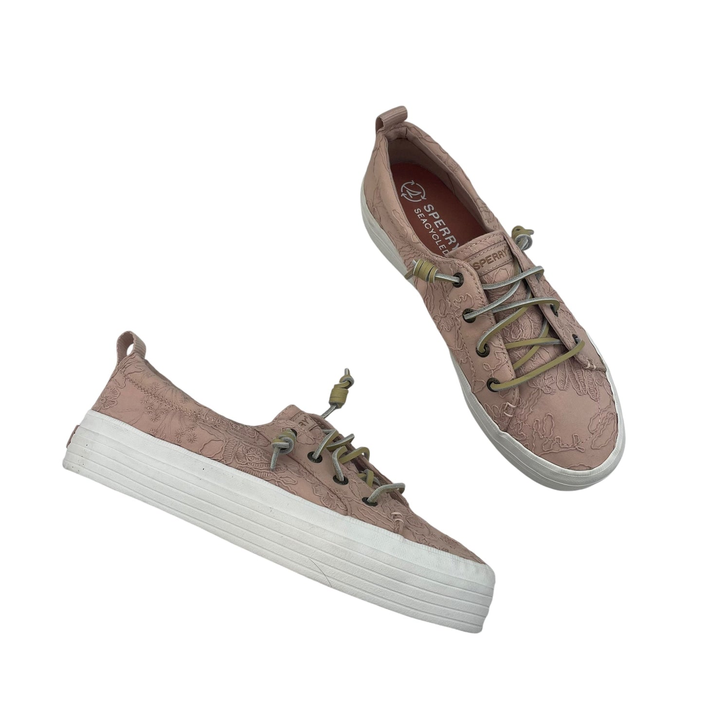 PINK SHOES SNEAKERS by SPERRY Size:8