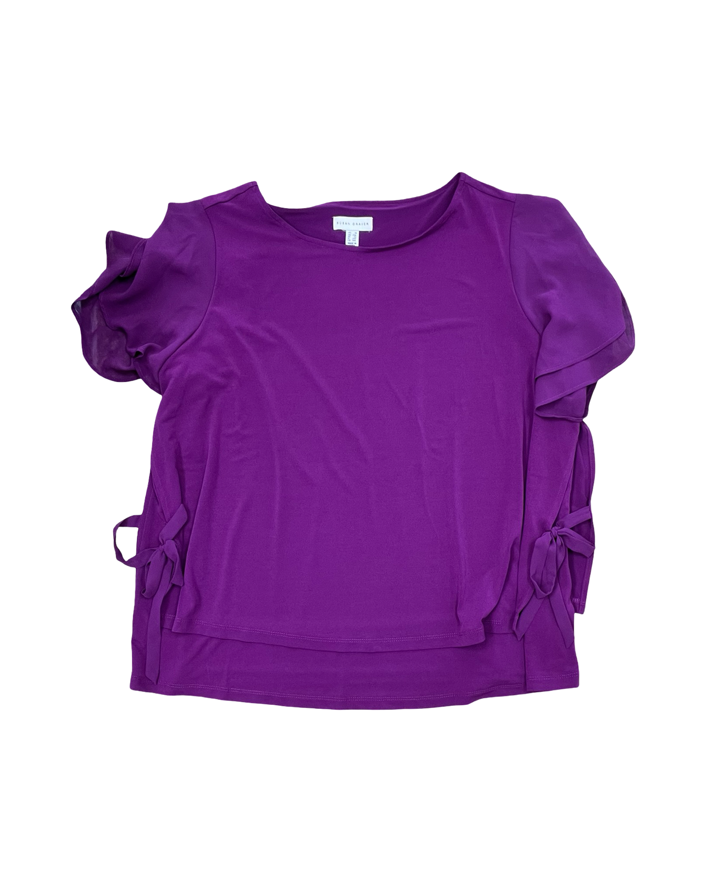 Top Ss By Susan Graver In Purple, Size:1X
