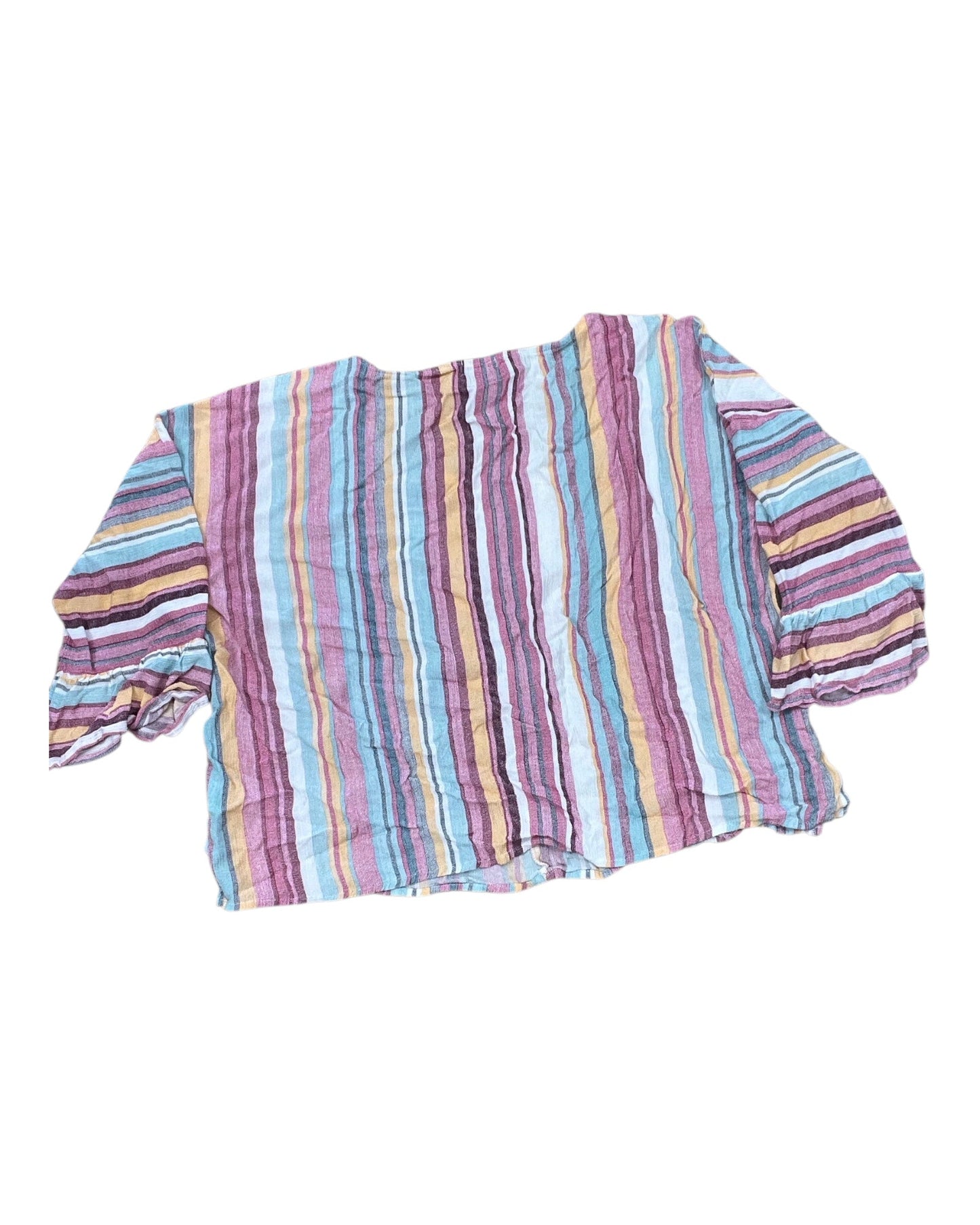 Top 3/4 Sleeve By Coco And Carmen In Pink, Size:L