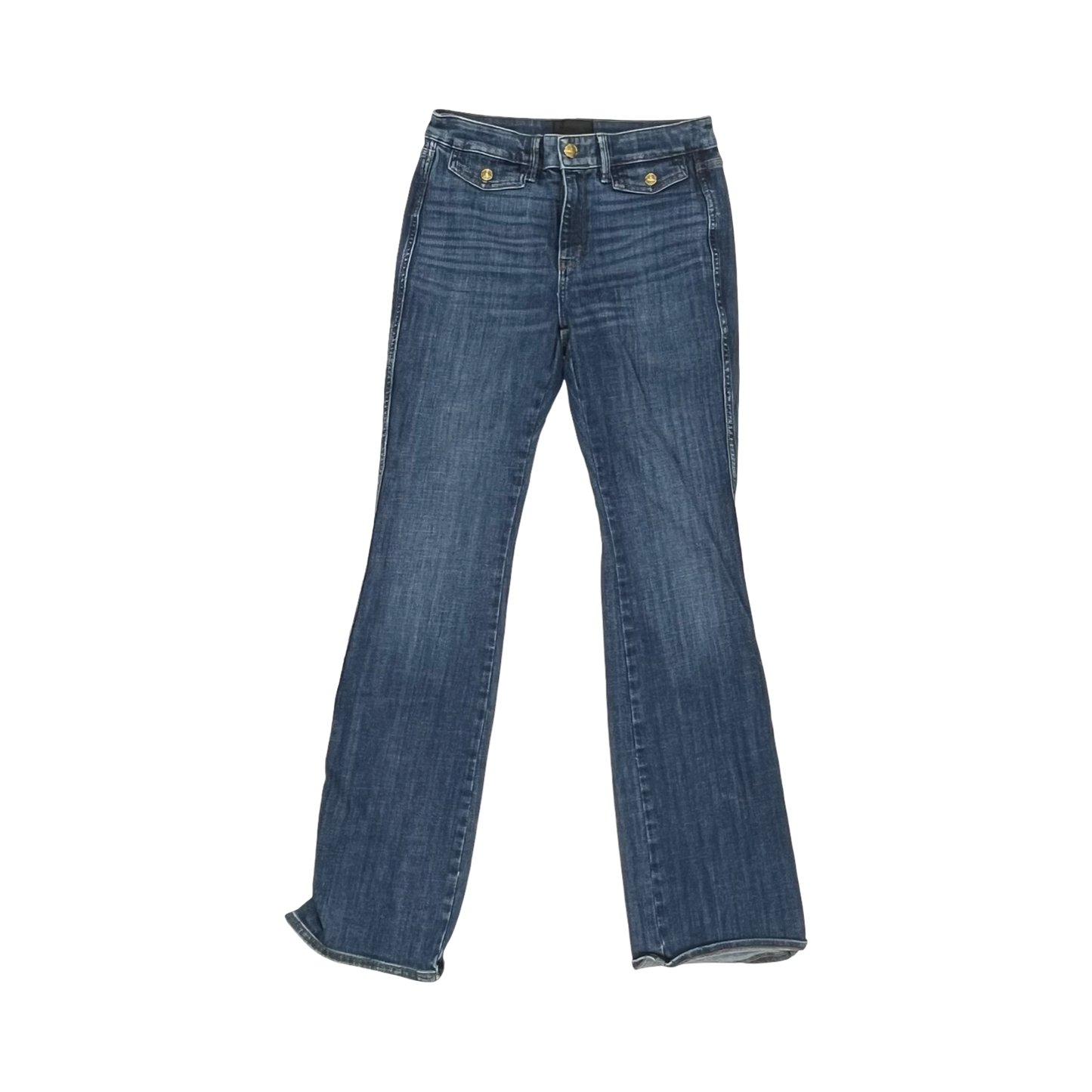 Jeans Flared By White House Black Market In Blue Denim, Size:6