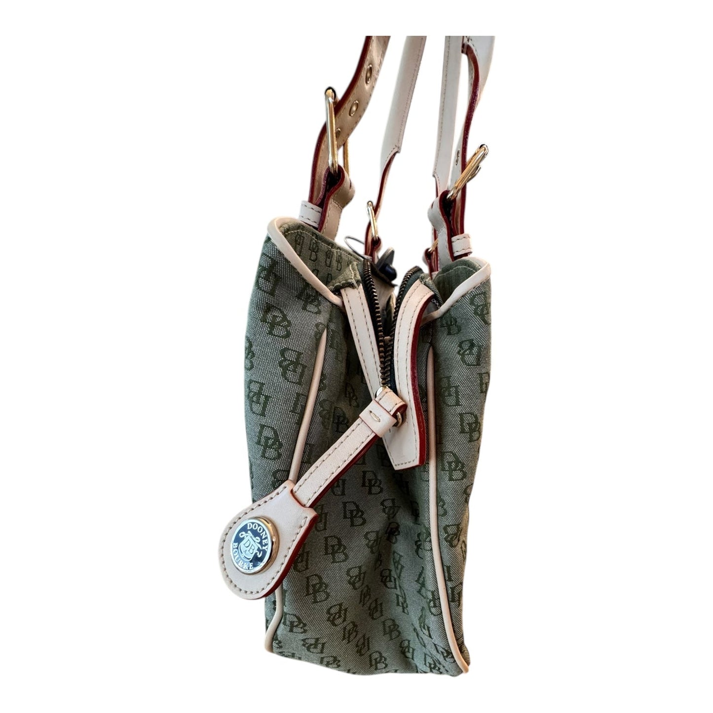 Handbag Designer By Dooney And Bourke In Green, Size:Medium