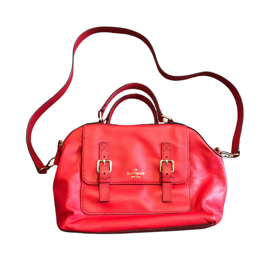 Handbag Designer By Kate Spade In Red, Size:Small