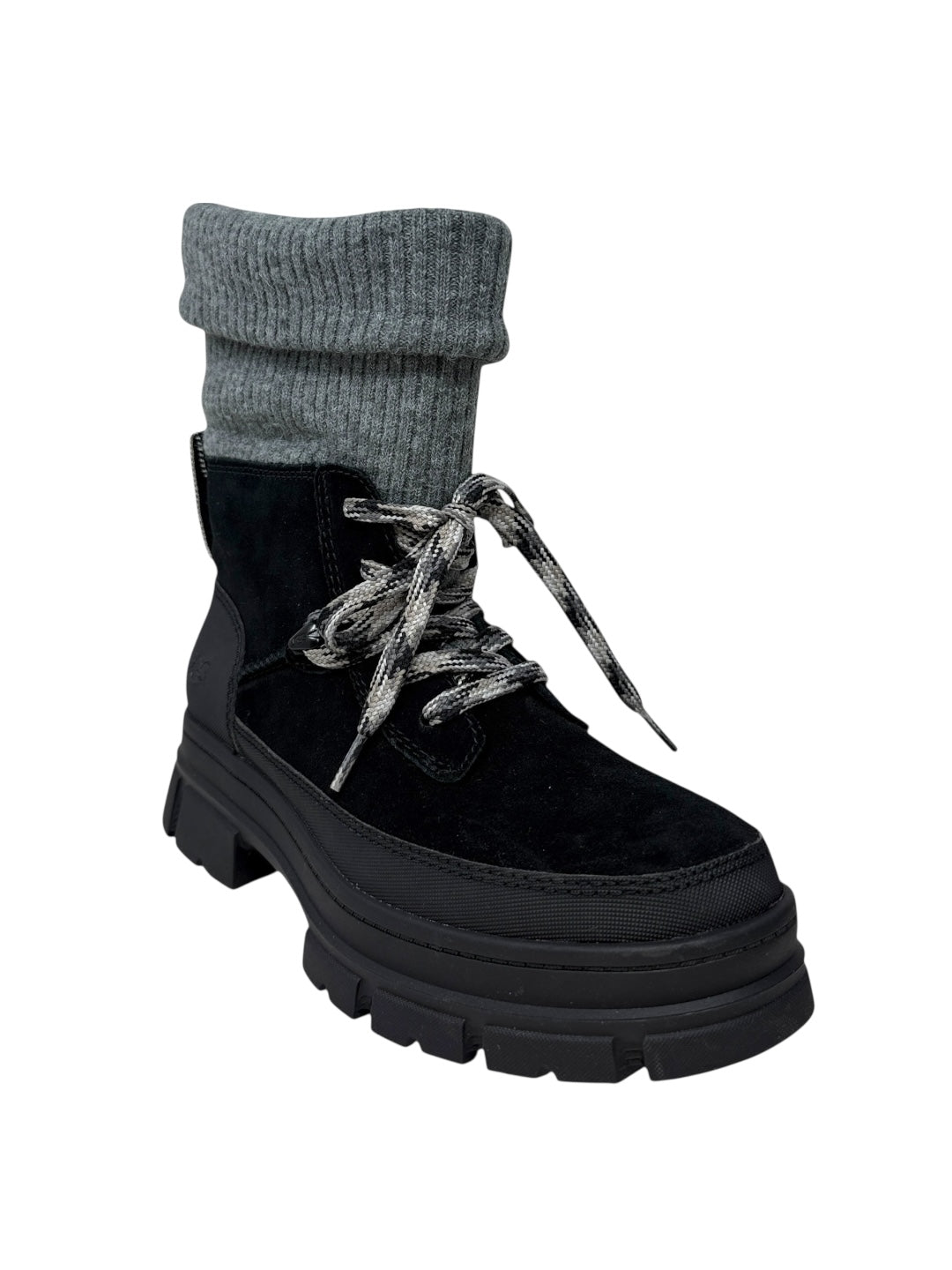 Ashton Hiker Boots Designer By Ugg In Black, Size: 9