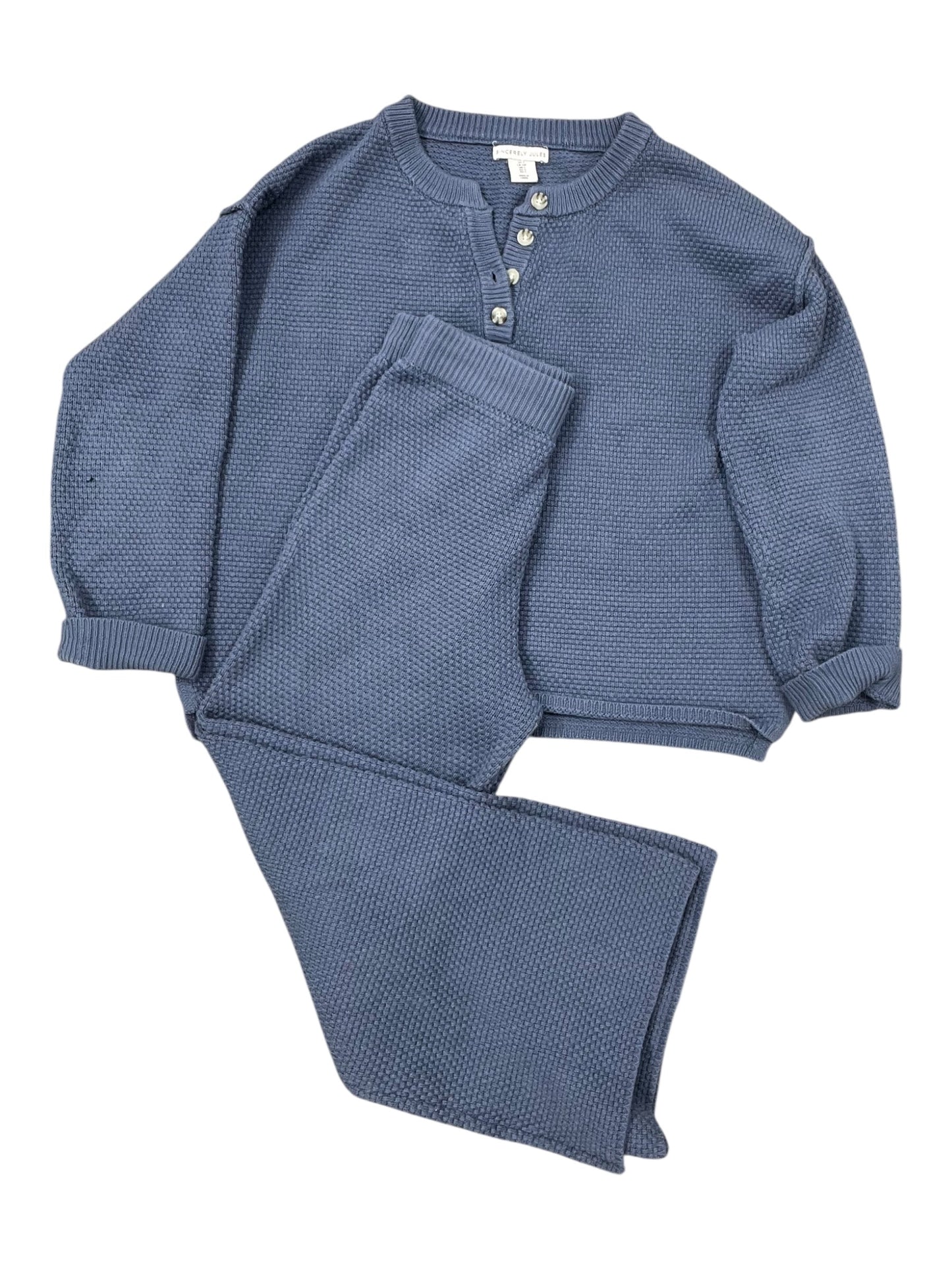 Lounge Set Pants By Sincerely Jules In Blue, Size:S