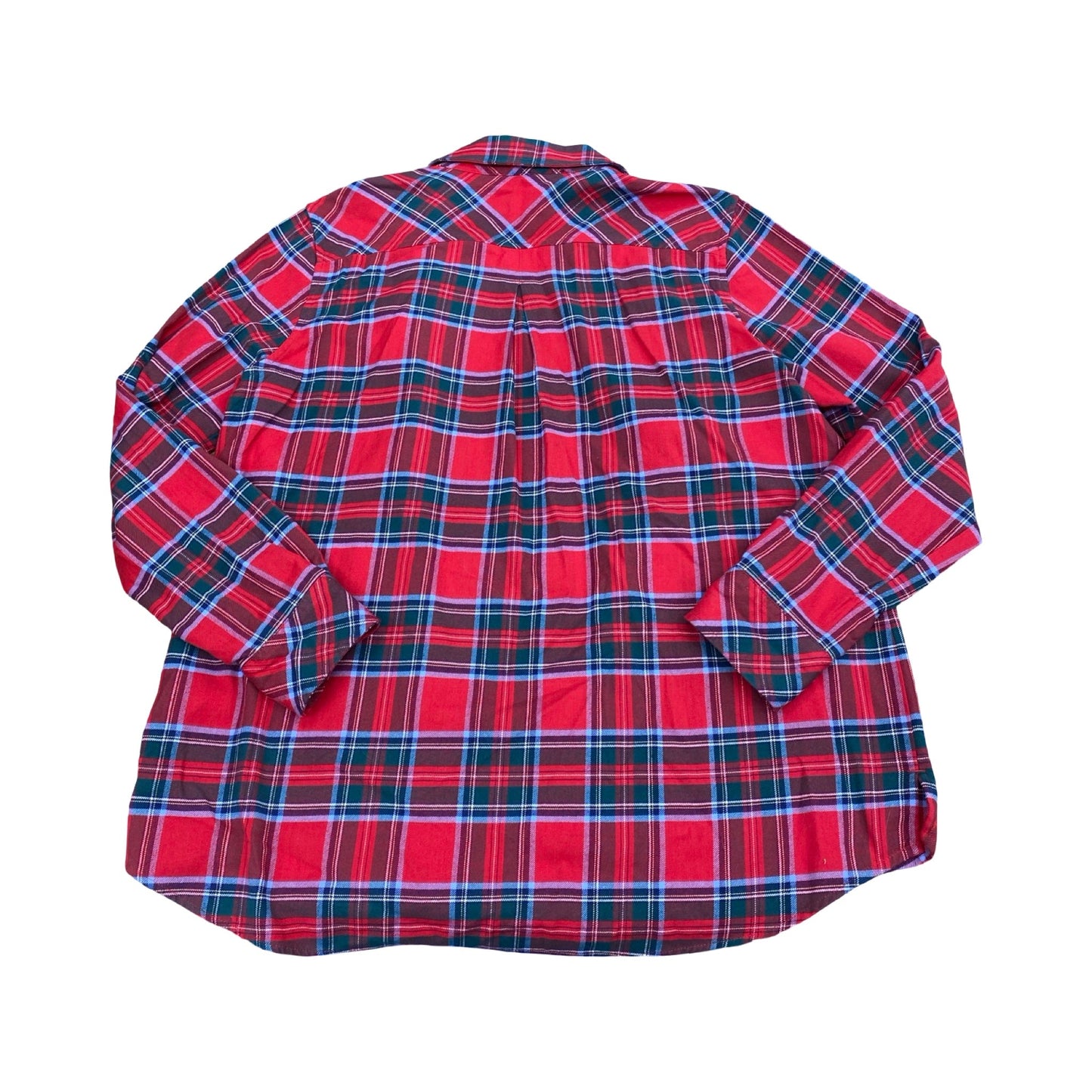 Top Ls By Vineyard Vines In Plaid Pattern, Size:14