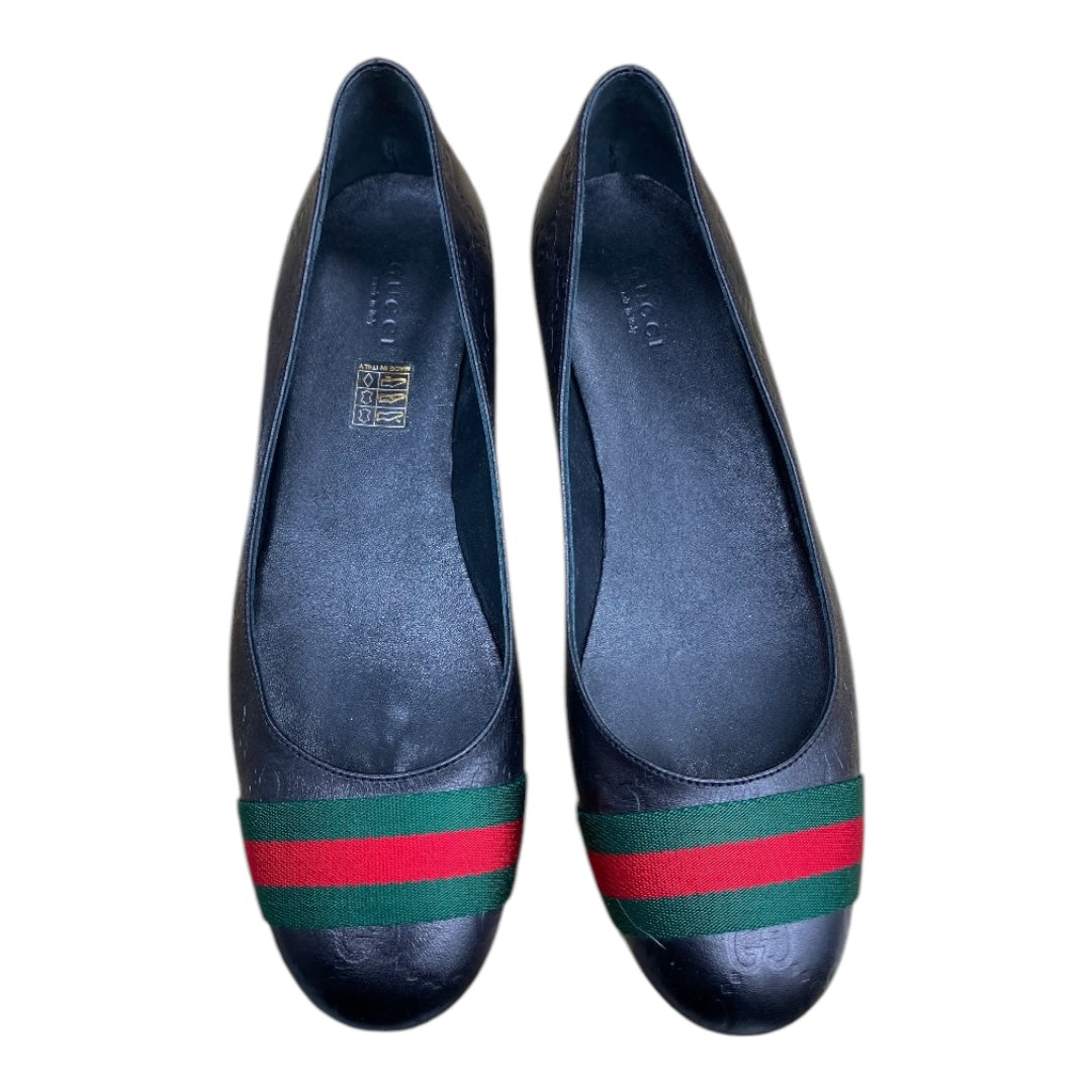 Shoes Luxury Designer By Gucci In Multi-colored, Size: 8