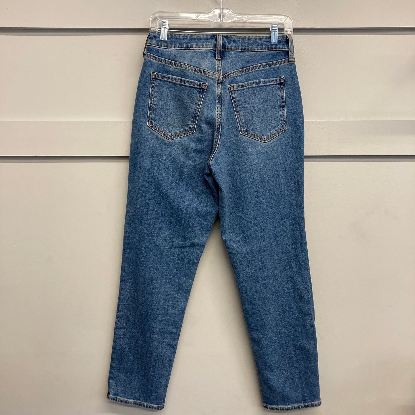 Jeans Straight By Old Navy In Blue Denim, Size:4