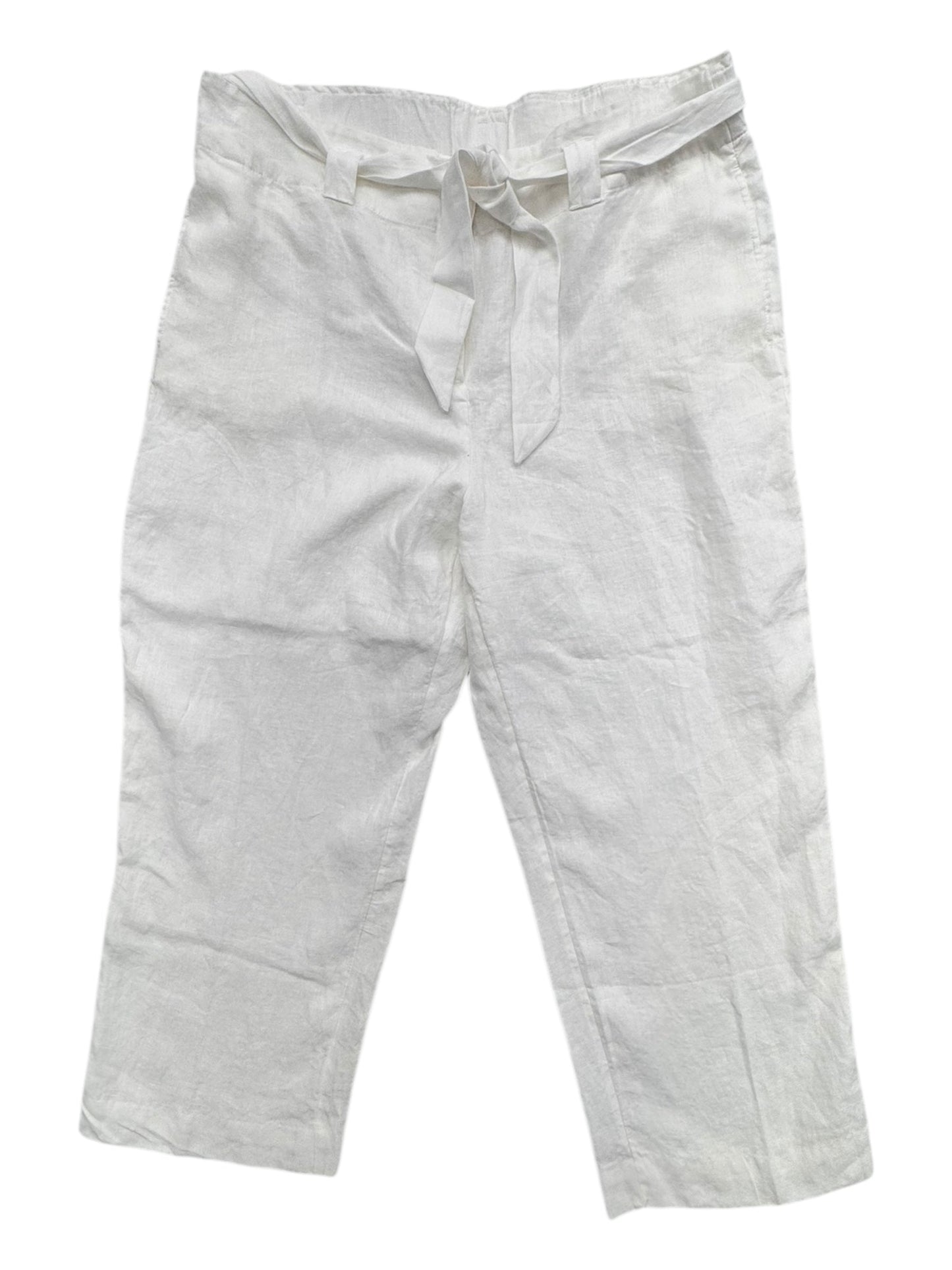 Pants Linen By Chicos In White, Size:18