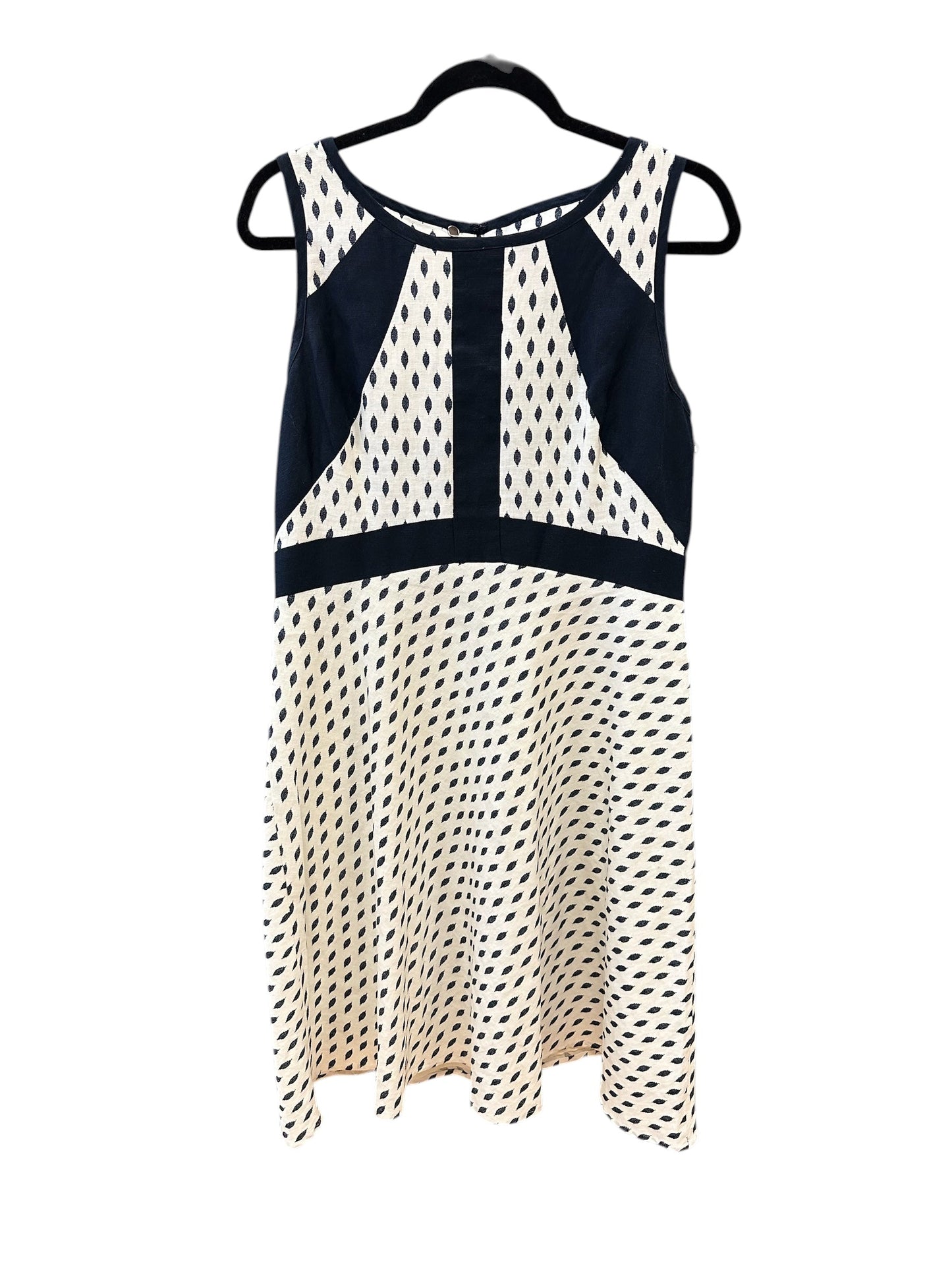 Dress Work By Ivanka Trump In Polkadot Pattern, Size:L
