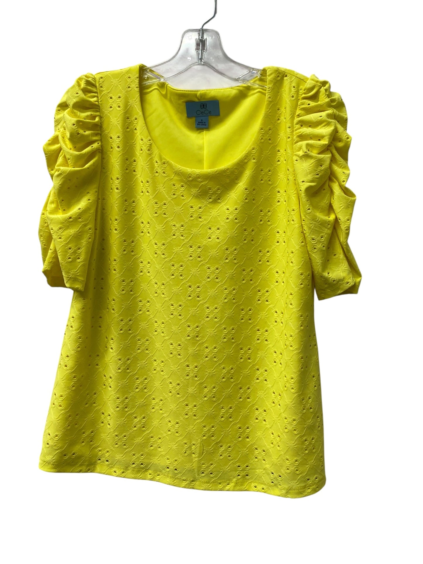 Top Ss By Cece In Yellow, Size:S