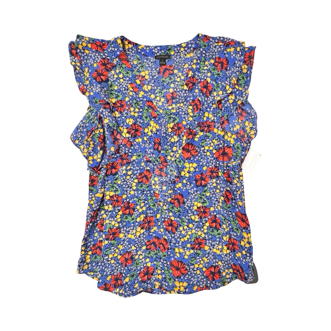 Top Sleeveless By Ann Taylor In Multi, Size:M