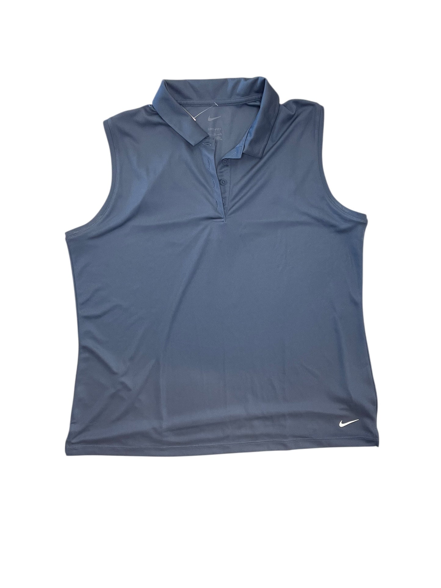 Athletic Top Ss By Nike In Blue, Size:Xl