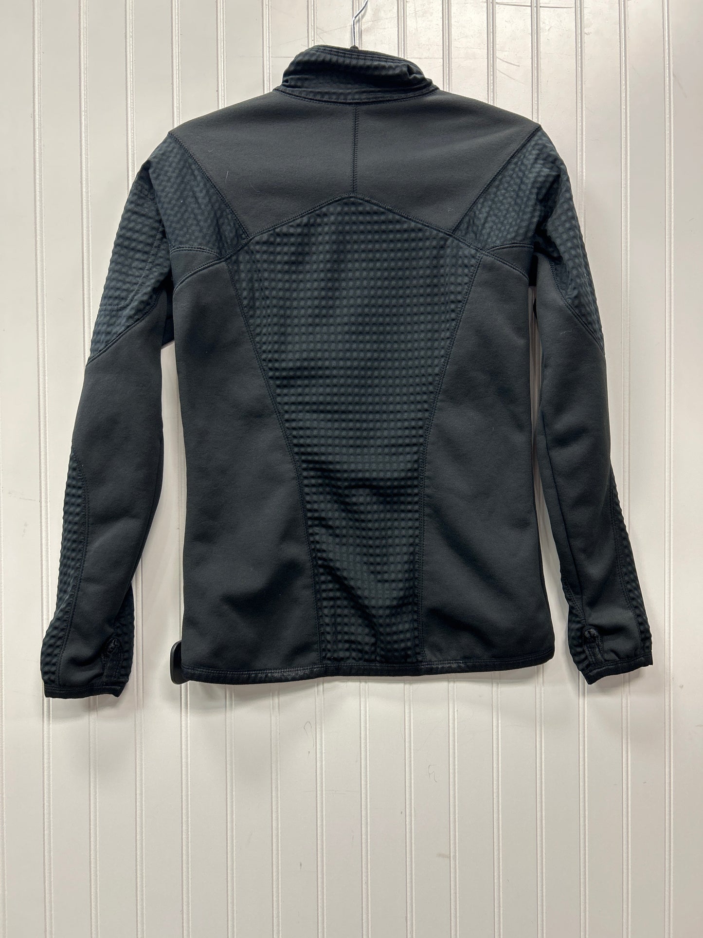Athletic Top Ls Collar By Nike Apparel In Black, Size:M