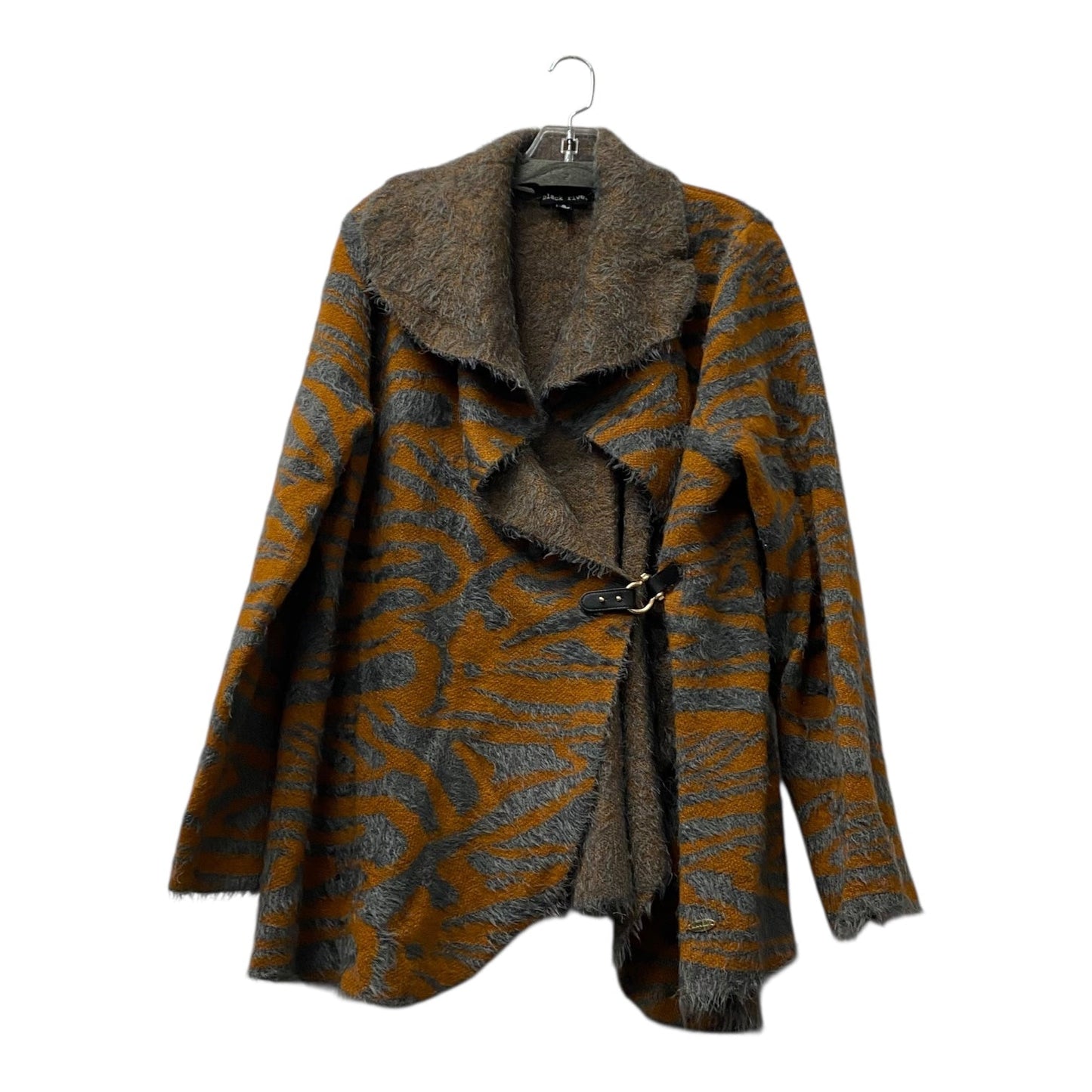 Sweater Cardigan By Black Rivet In Grey, Size:Xl