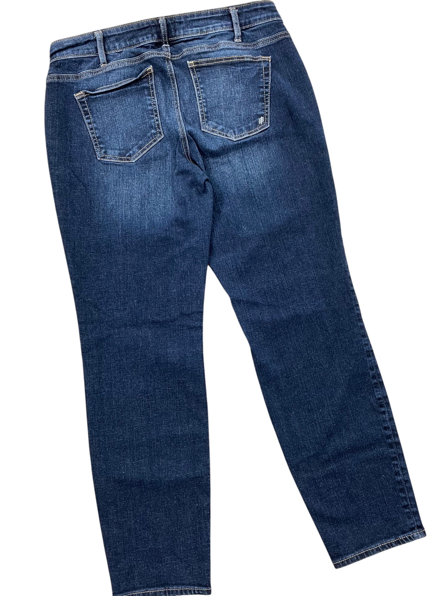 Jeans Boyfriend By Silver In Blue Denim, Size:14