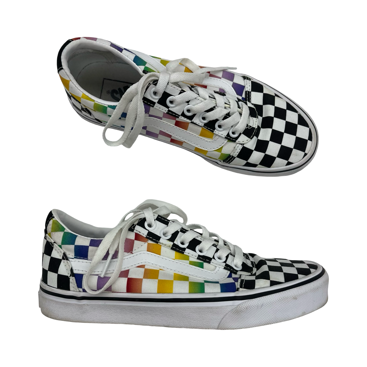 Shoes Sneakers By Vans In Multi, Size:7