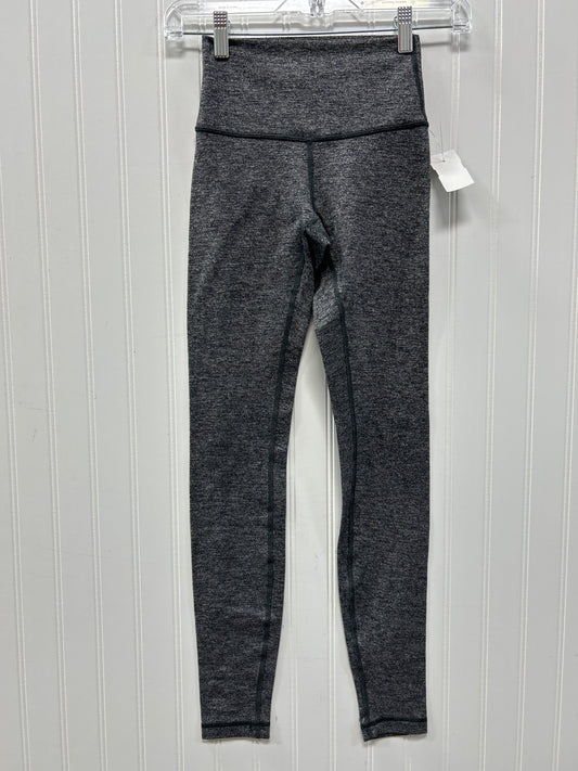 Athletic Leggings By Lululemon In Grey, Size:2