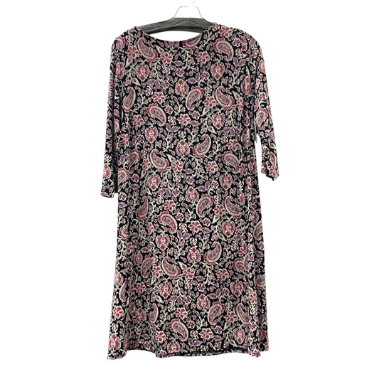 Dress Party Short By J. Jill In Black & Purple, Size:M