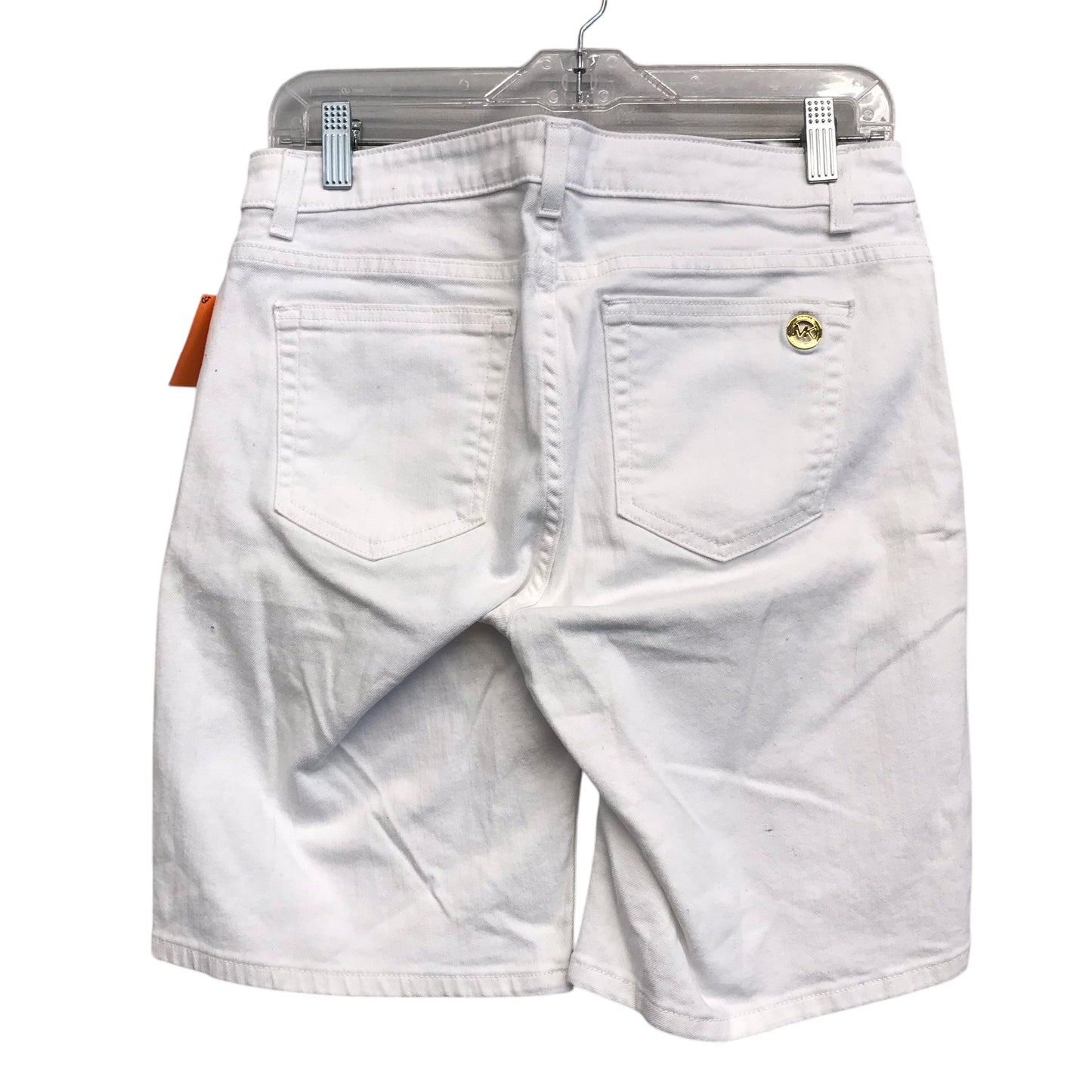 Shorts Designer By Michael Kors In White, Size:6