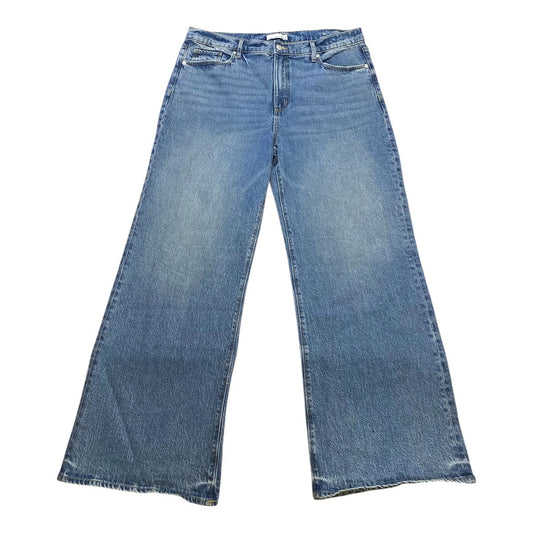 Jeans Straight By Loft In Blue Denim, Size:12