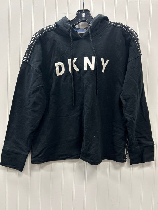 Sweatshirt Hoodie By Dkny In Black, Size:Xl
