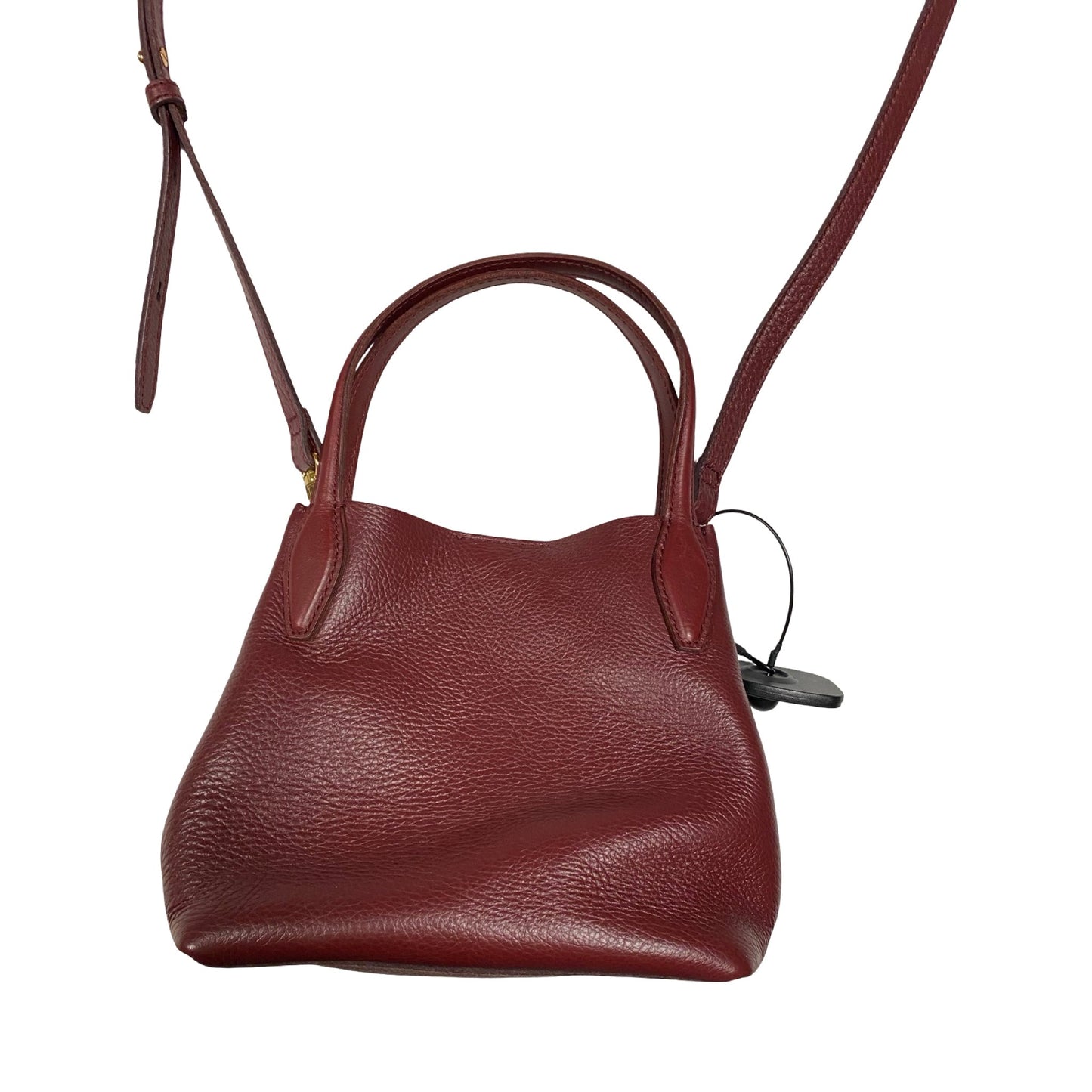 Handbag Leather By Madewell In Purple, Size:Small