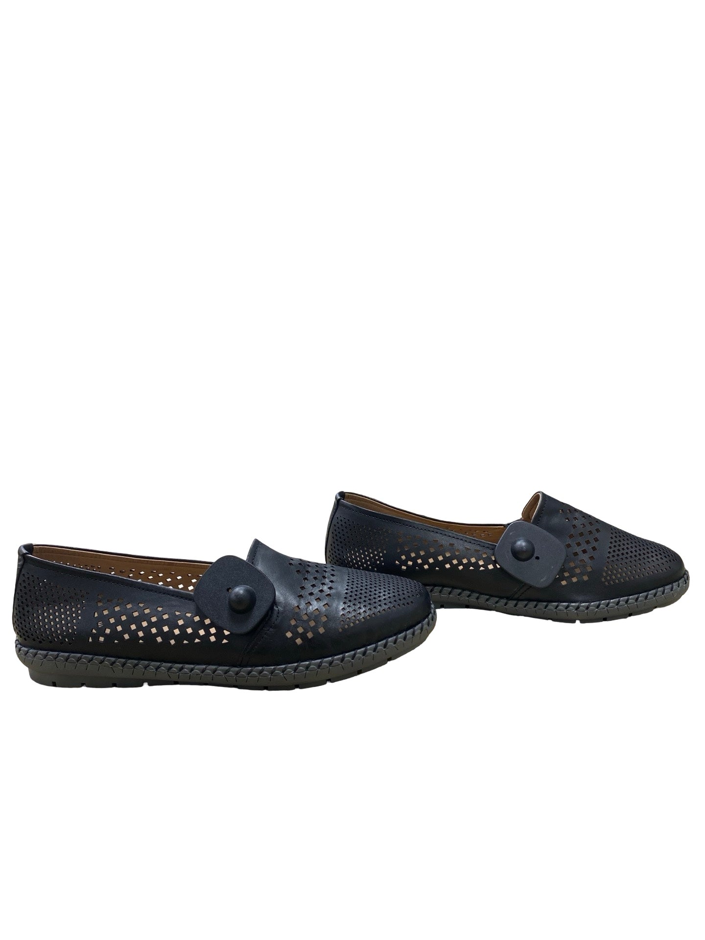 Shoes Flats By  TROTTERS  In Black, Size:11