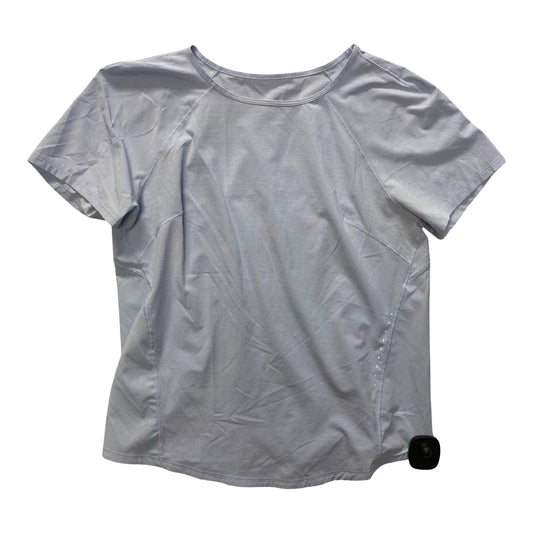 Athletic Top Ss By Lululemon In Purple, Size:S