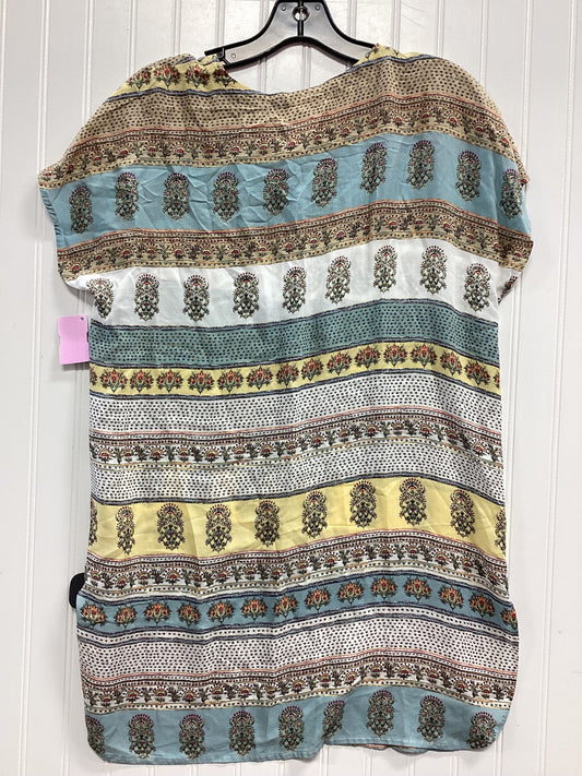 Tunic Ss By J. Jill In Blue & Yellow, Size:S