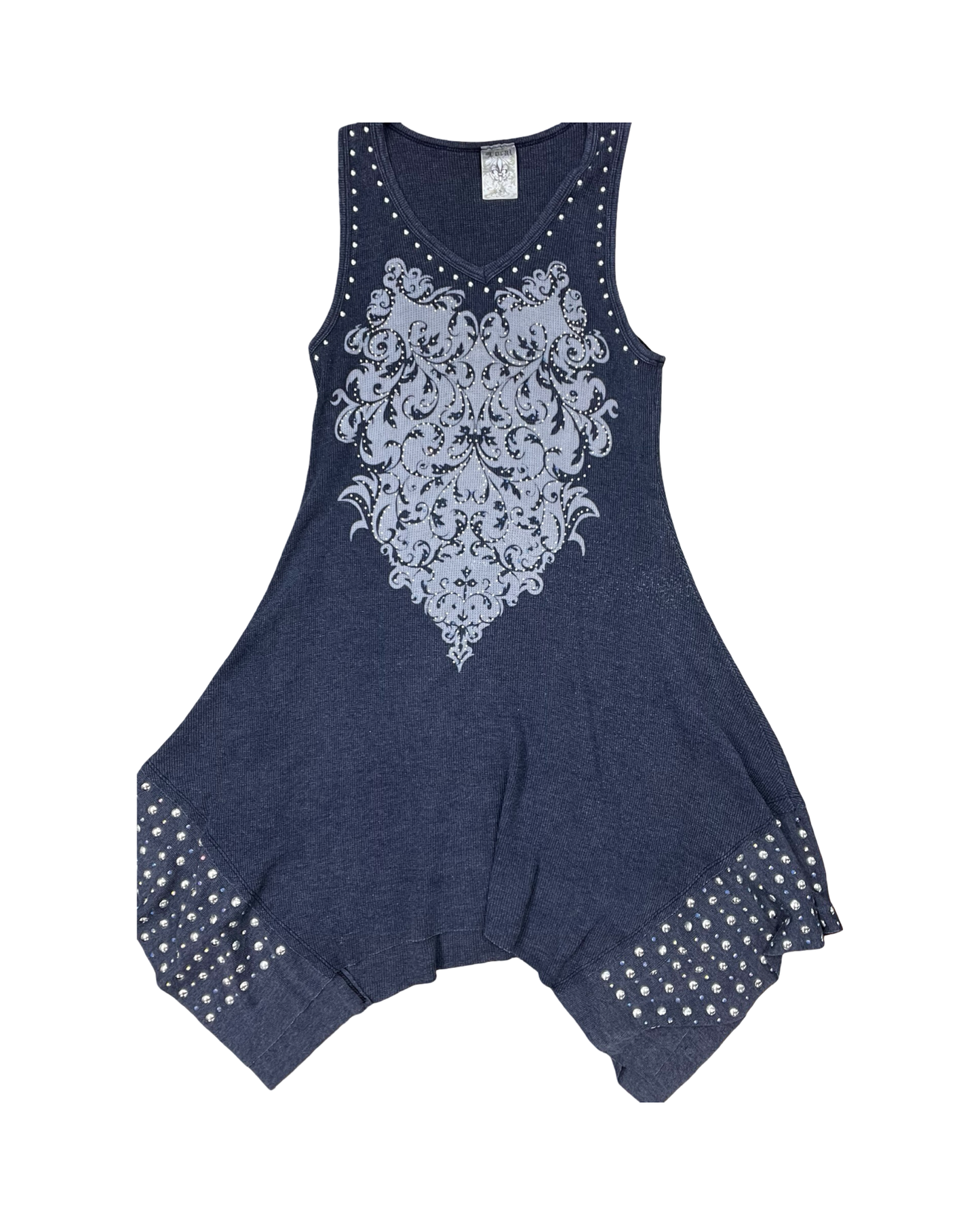 Dress Casual Midi By Vocal In Blue, Size:L