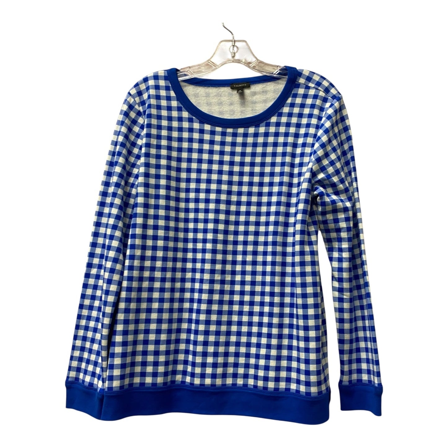 Top Ls By Talbots In Blue & White, Size:M