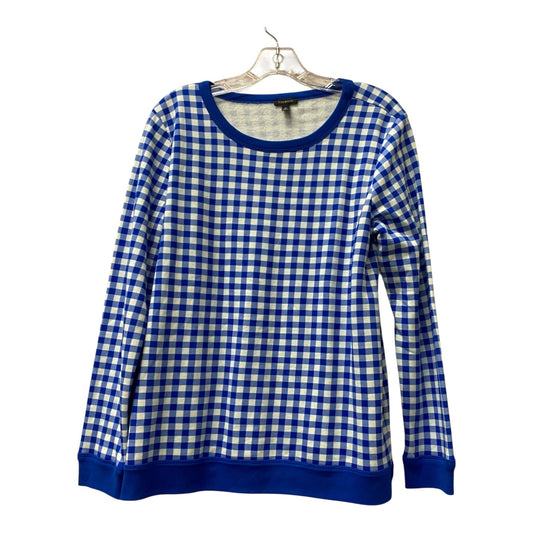 Top Ls By Talbots In Blue & White, Size:M