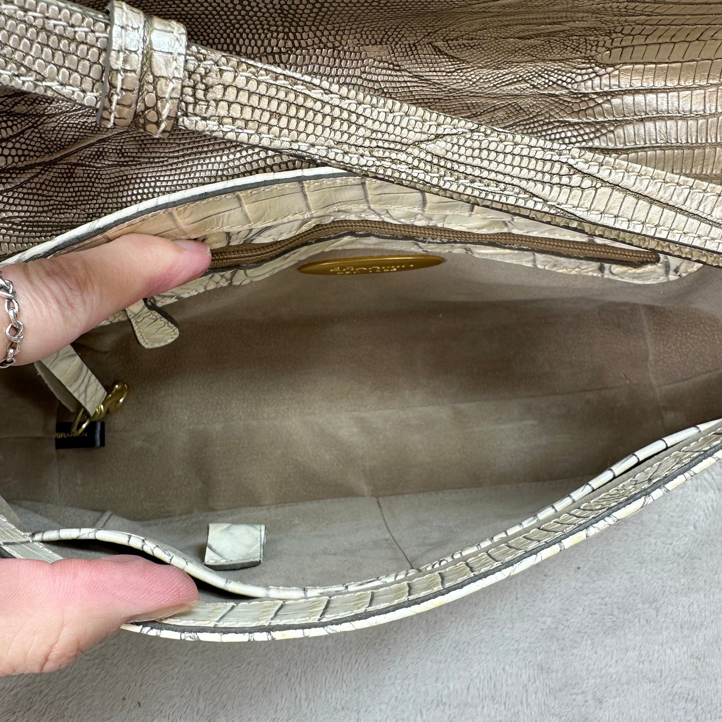 Daria Handbag Designer By Brahmin, Size: Small