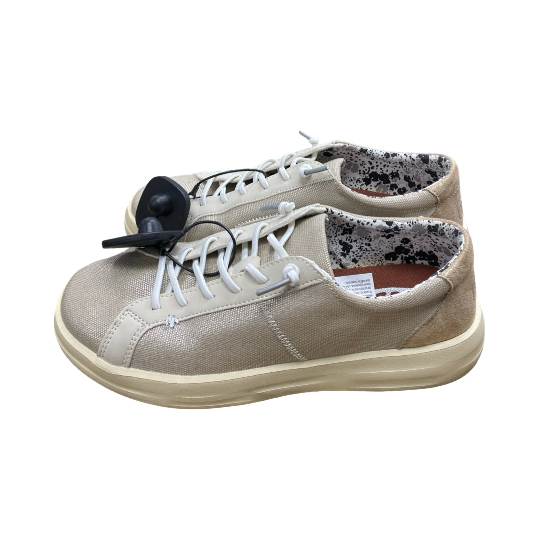 Shoes Sneakers By Hey Dude In Beige, Size:8