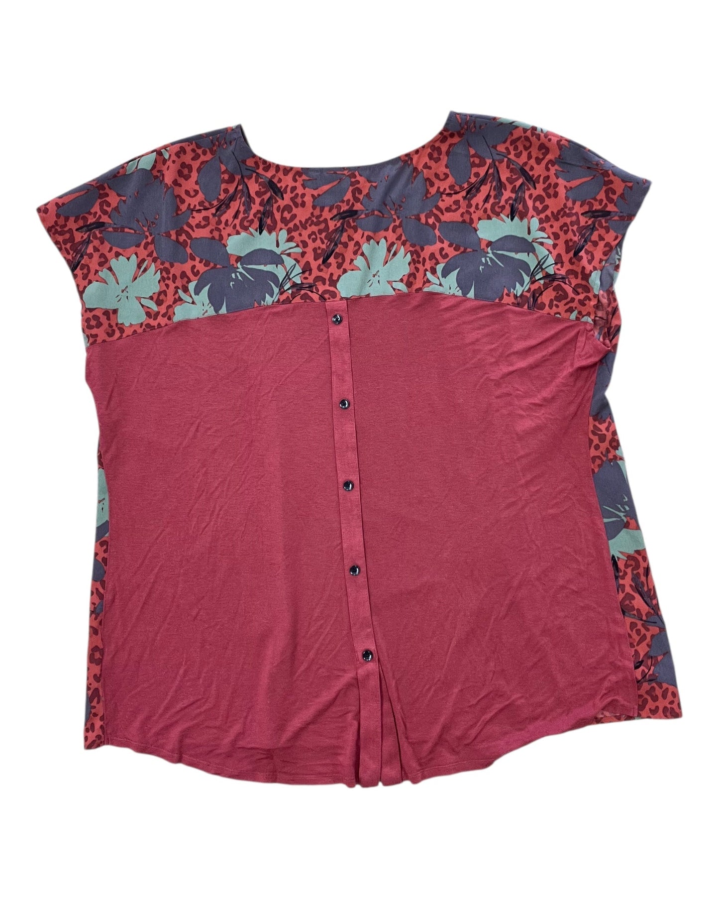 Top Ss By Evri In Red, Size:1X