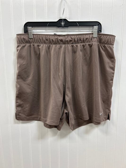 Athletic Shorts By Nike In Brown, Size:Xl