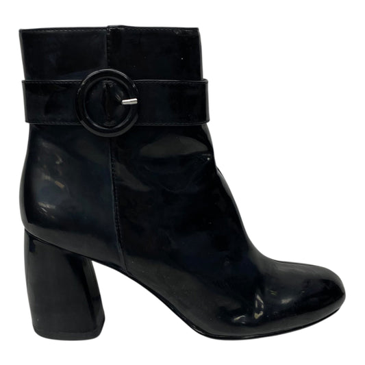 Boots Ankle Heels By Nine West In Black, Size:8.5
