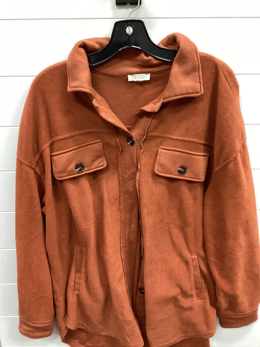 Jacket Shirt By La Miel In Orange, Size:M