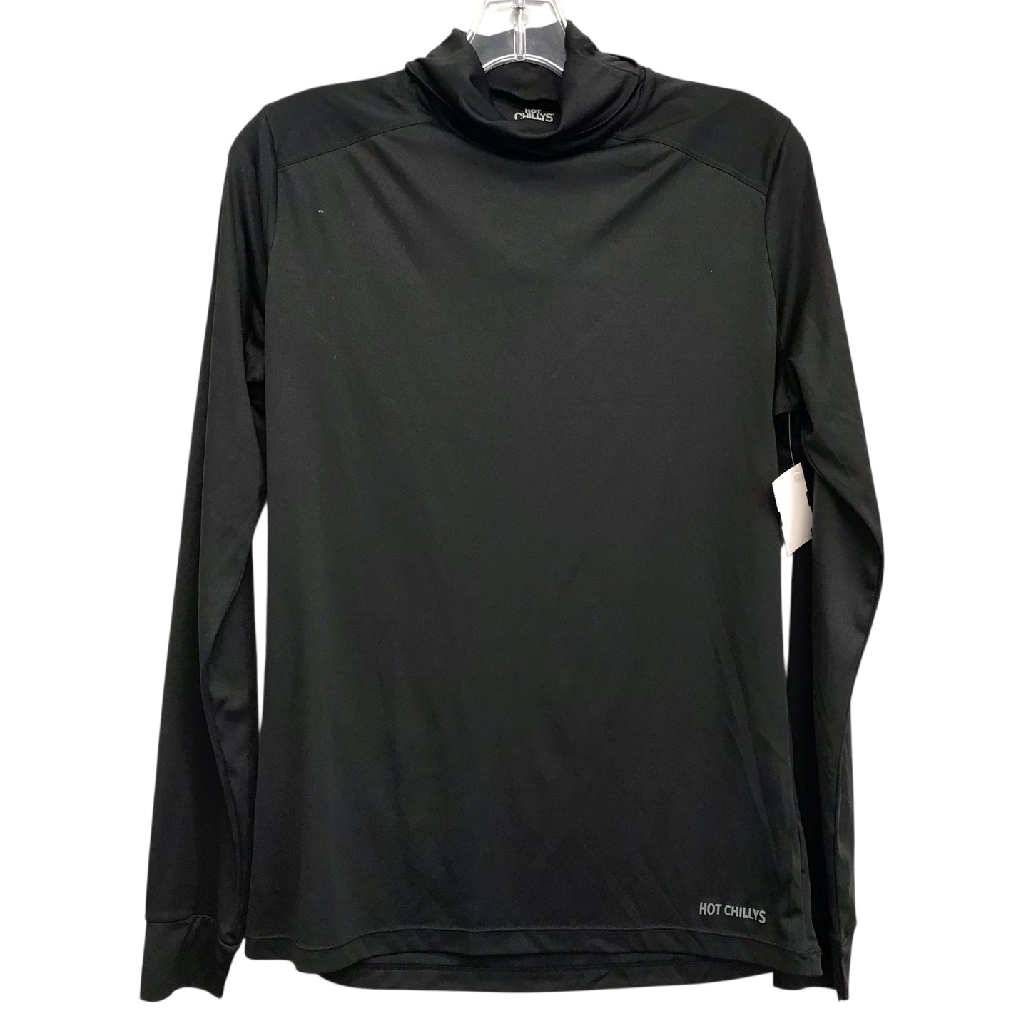 Athletic Top Ls Collar By Hot Chilly In Black, Size:L