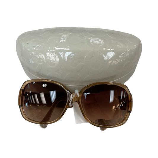Sunglasses Designer By Coach In Brown, Size: