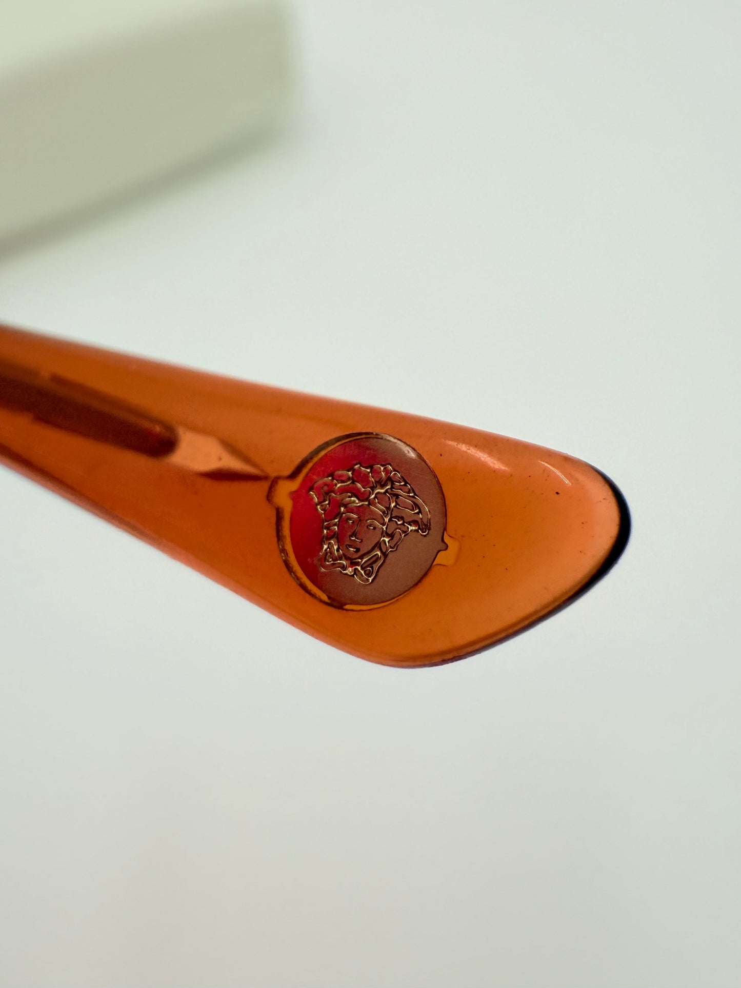 Sunglasses Luxury Designer By Versace In Brown