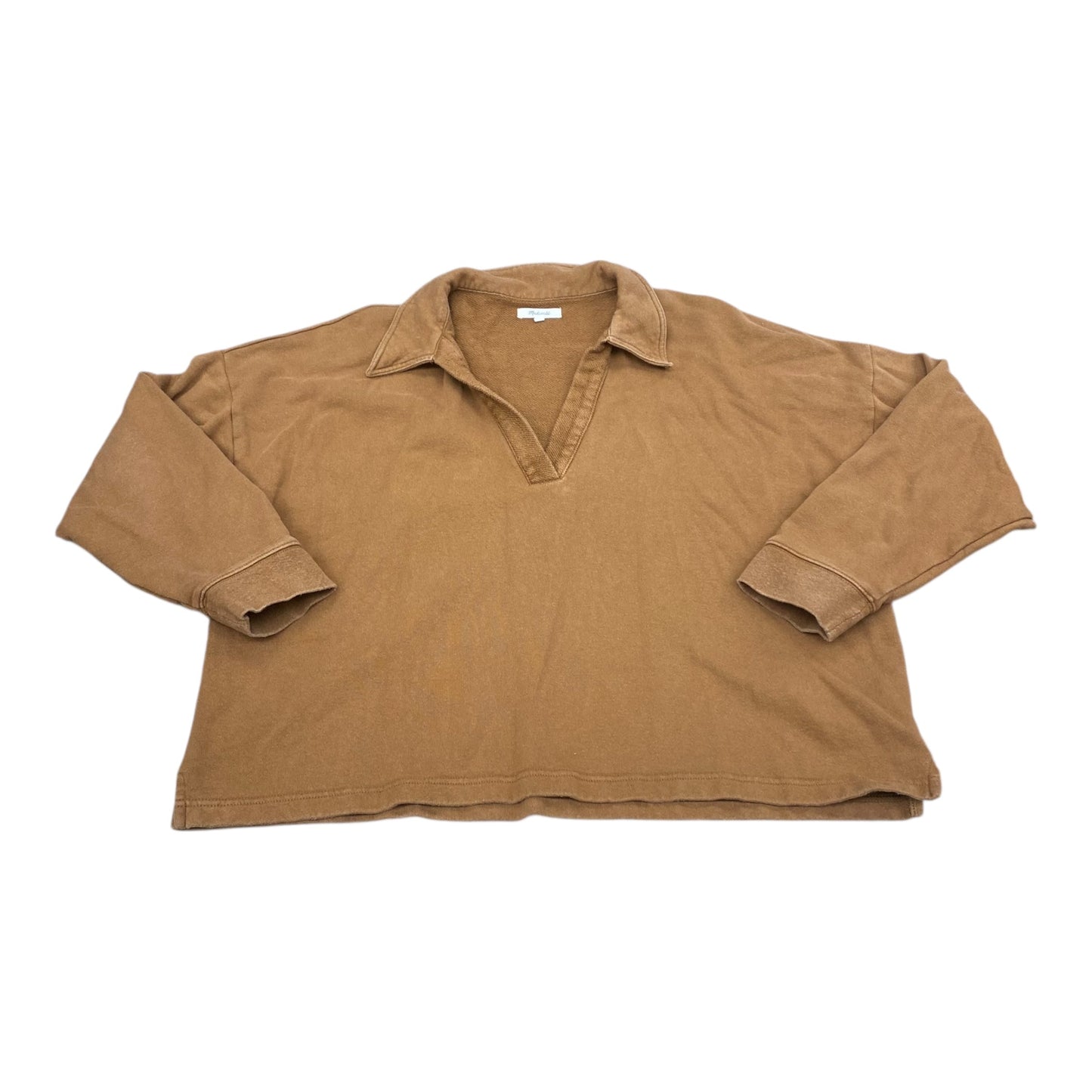Sweatshirt Collar By Madewell In Brown, Size:Xl
