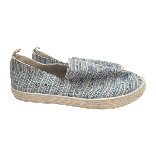 Shoes Sneakers By Roxy In Blue & White, Size:8.5