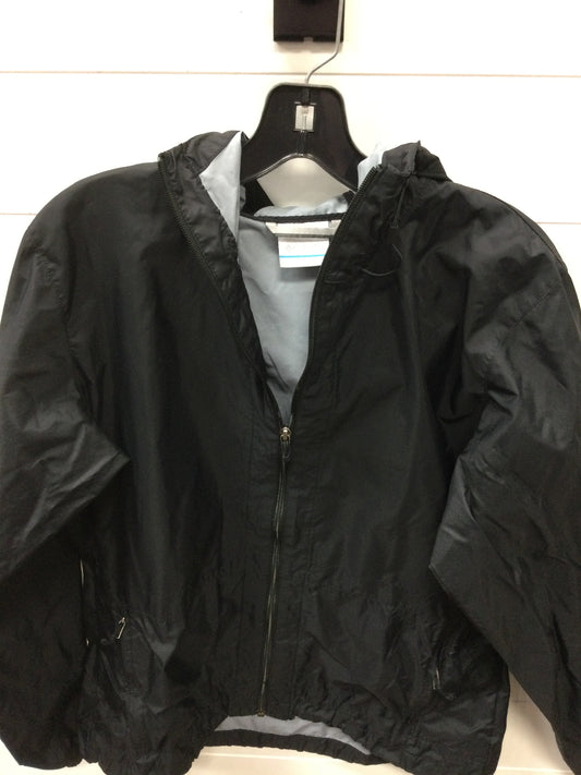 Athletic Jacket By Columbia In Black, Size:L